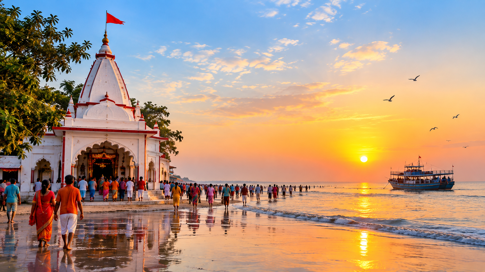 Gangasagar Sunset